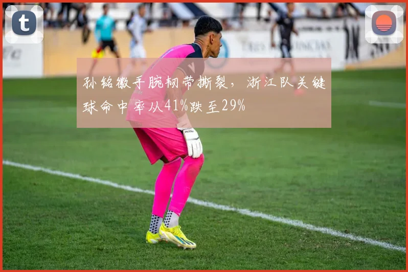 孙铭徽手腕韧带撕裂,浙江队关键球命中率从41%跌至29%